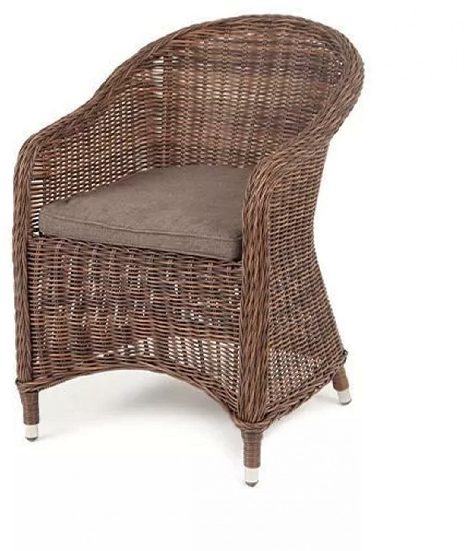 Плетеное кресло "Равенна" из искусственного ротанга, 4SiS, коричневое