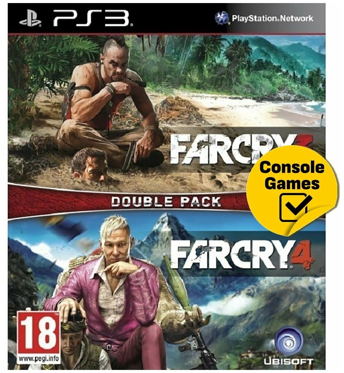 Far Cry 3 + Far Cry 4 (PS3) английский язык