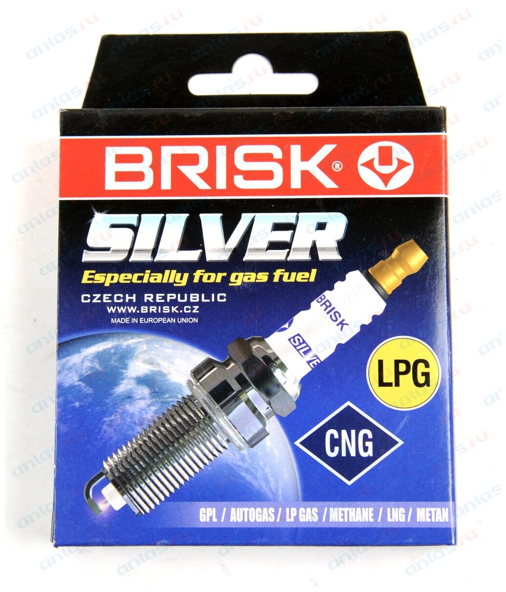 Свеча зажигания для Ваз 2101-09 Silver (комплект 4 шт.) Brisk Lr15ys-N BRISKLR15YSN