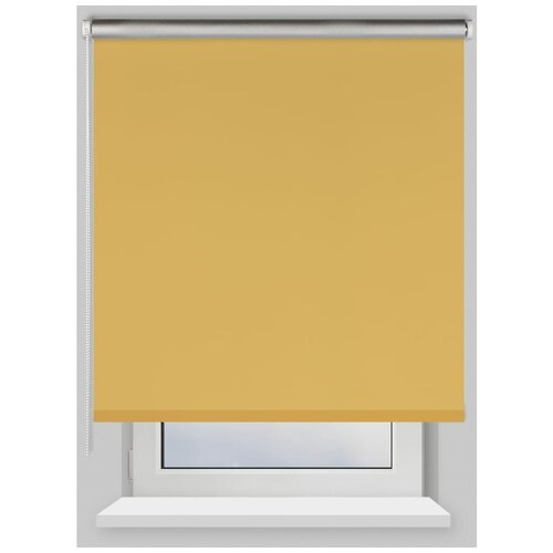 Штора рулонная Blackout Silver, 160х175 см, цвет медовый Prakto 7113215 .