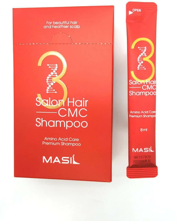 Шампунь Masil Salon Hair Cmc Shampoo с аминокислотным комплексом для волос 8 мл. 3 шт.