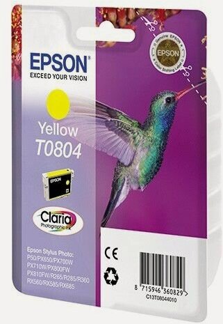 Изображение товара Картридж Epson T0804, желтый / C13T08044011
