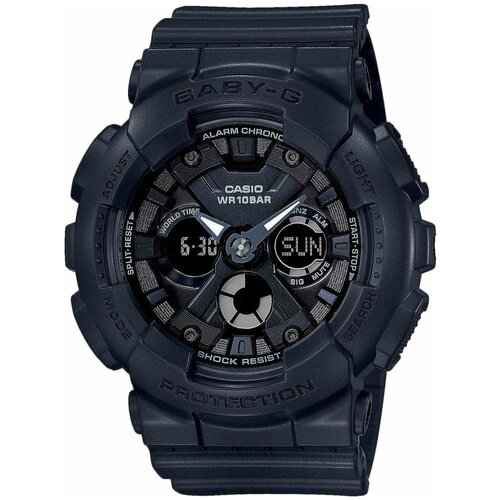 Наручные часы CASIO Baby-G BA-130-1A, черный, мультиколор наручные часы casio ba 130pm 4aer