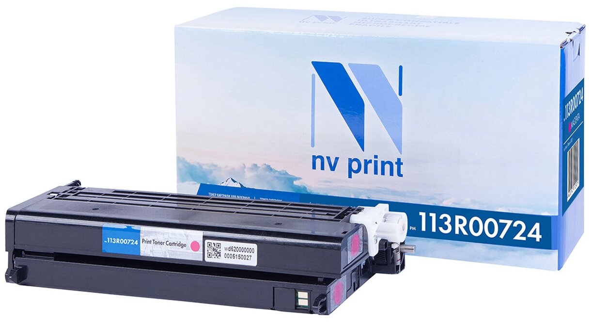 Лазерный картридж NV Print NV-113R00724M для Xerox Phaser 6180, 6180MFP (совместимый, пурпурный, 6000 стр.)