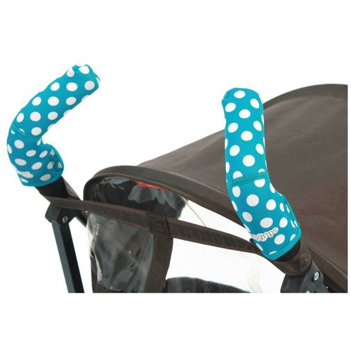 Чехлы Choopie CityGrips на ручки велосипеда/самоката/санок/коляски 369/4202 polka-dot aqua