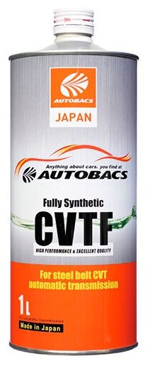 фото Трансмиссионное масло Autobacs CVTF Fully Synthetic, 1 л