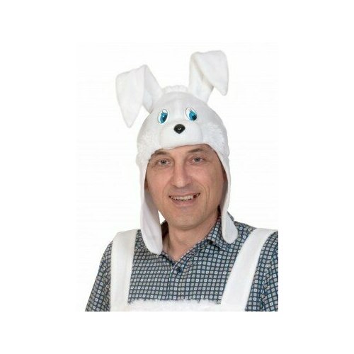 фото Головной убор "шапка "зайчик" карнавалофф