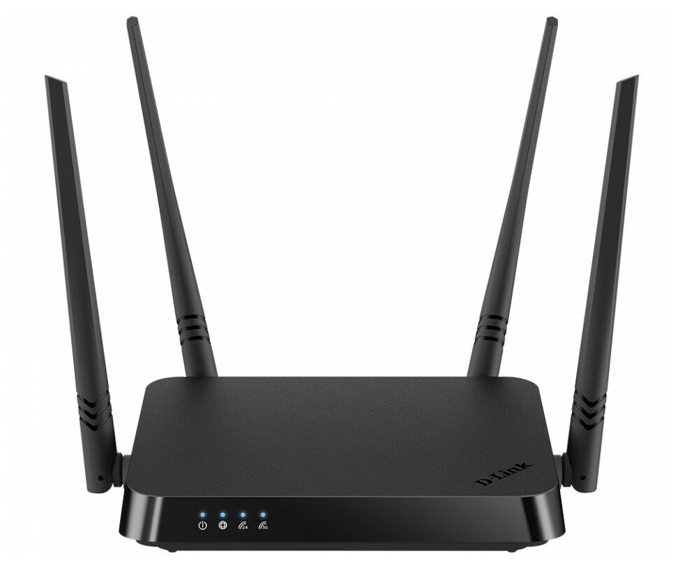 Wi-Fi роутер D-Link DIR-822/RU, черный