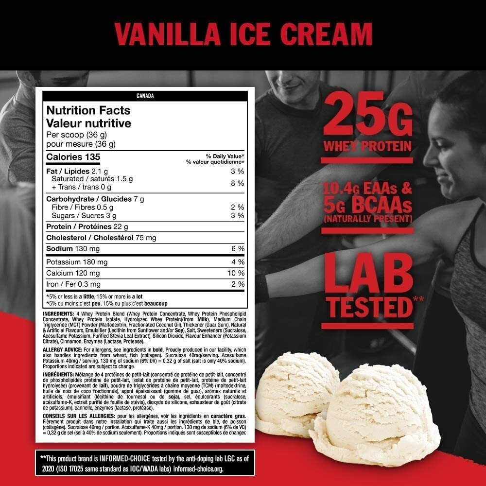 Протеин MUTANT Whey, порошок, 2.27кг, ванильное мороженое [mut8] - фото №9