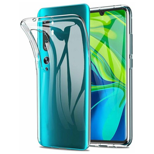 фото Прозрачный силиконовый чехол для xiaomi mi note 10 pro, mi note 10 и mi cc9 pro / прозрачный чехол на сяоми ми нот 10 про и ми нот 10 / ультратонкий premium силикон с протекцией от прилипания pastila