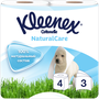 Туалетная бумага Kleenex Natural care трёхслойная