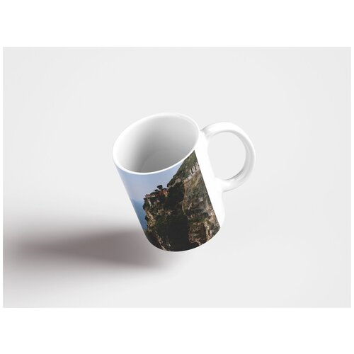 фото Кружка "амальфи, италия, морской берег 320 мл. белая lotsprints