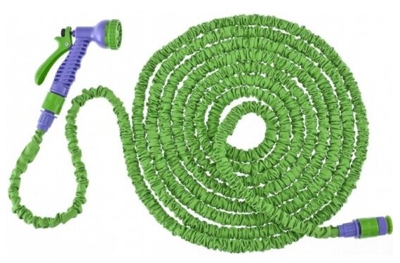 Набор поливочный Palisad , усиленый растягивающийся шланг 20 м, пистолет семь режимов, адаптер 67547