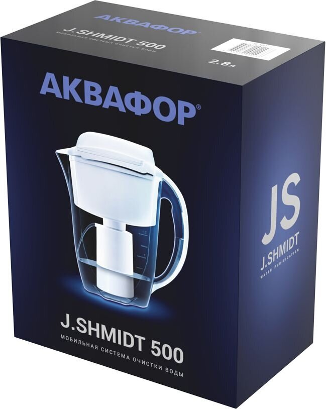 Кувшин Аквафор J.SHMIDT 500 белый 2.8л. - фотография № 4