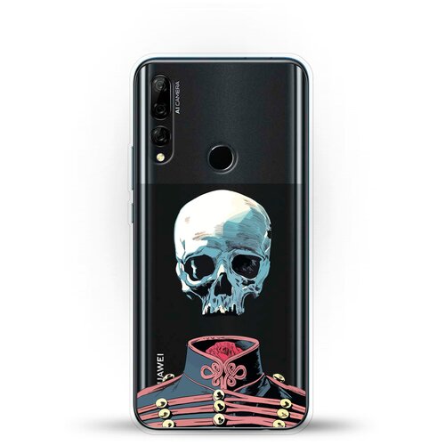 фото Силиконовый чехол череп на huawei y9 prime (2019) andy & paul