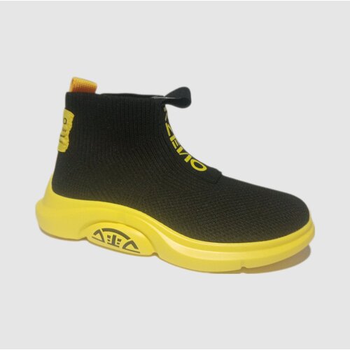Кроссовки, размер 31, черный, желтый кроссовки размер 31 черный желтый