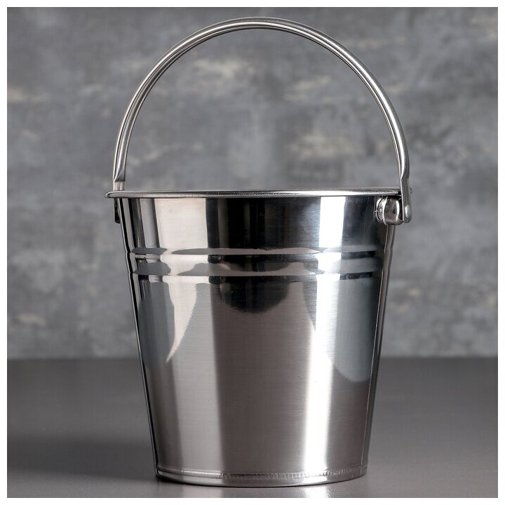 фото Ведро SKYPHOS, для льда, из нержавеющей стали, 2,5 л.