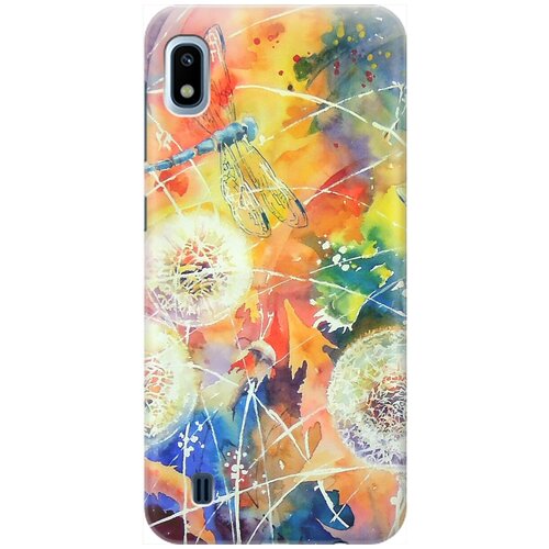 фото Ультратонкий силиконовый чехол-накладка для samsung galaxy a10 с принтом "одуванчики" gosso