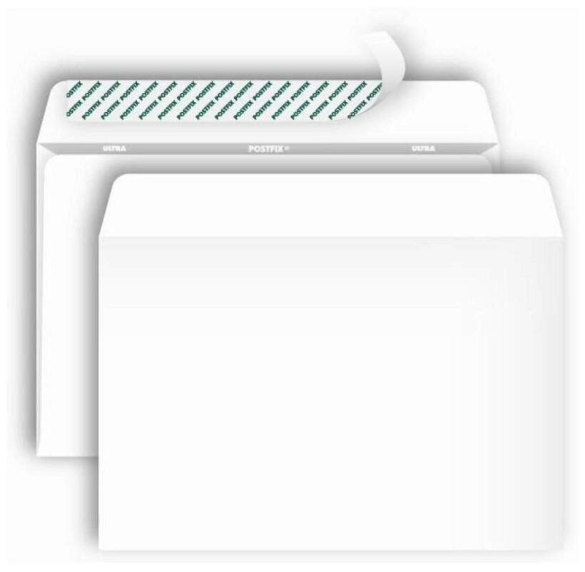 Конверт почтовый C5 Bong PostFix (162x229, 80г, стрип) белый, 1000шт.