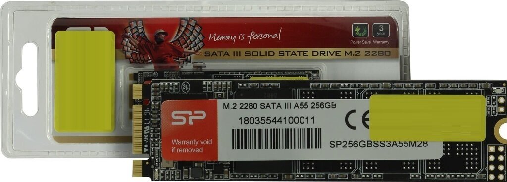 Твердотельный накопитель SSD M.2 256 Gb Silicon Power SP256GBSS3A55M28 Read 560Mb/s Write 530Mb/s TLC - фото №11