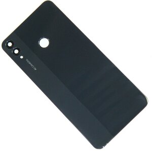 Задняя крышка для Huawei Honor 8X, 8X Premium (JSN-L21) со стеклом камеры <черный> (премиум)