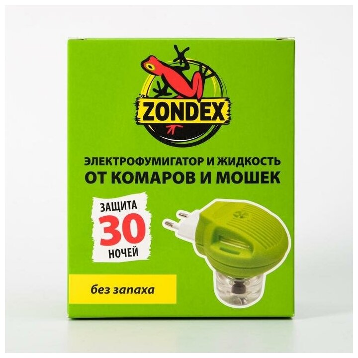 Набор ZONDEX Фумигатор + жидкость от комаров 30 ночей, 30мл - фотография № 5
