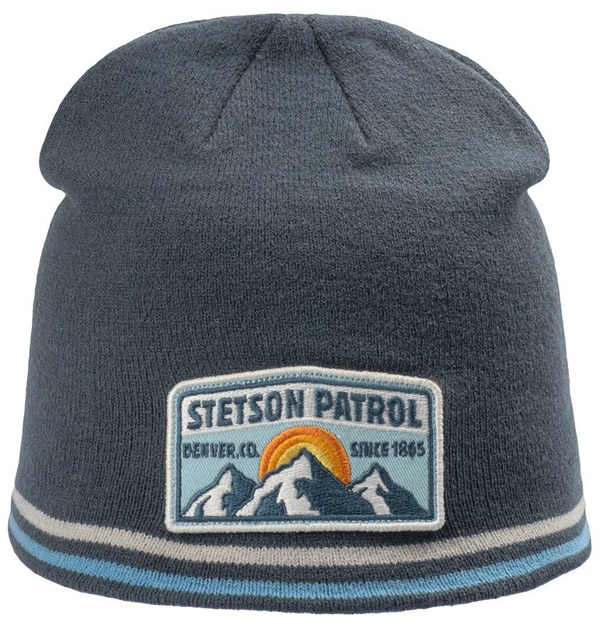 Шапка без отворота STETSON 8699101 BEANIE PATROL 