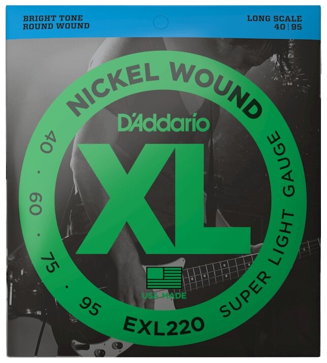 Набор струн D'Addario XL Nickel Wound EXL220