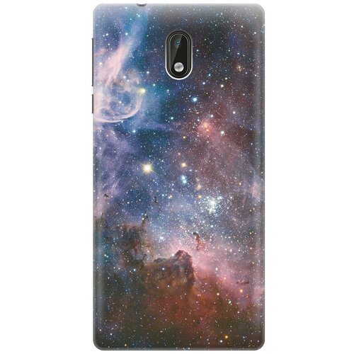 фото Re:pa накладка transparent для nokia 3 с принтом "космос"