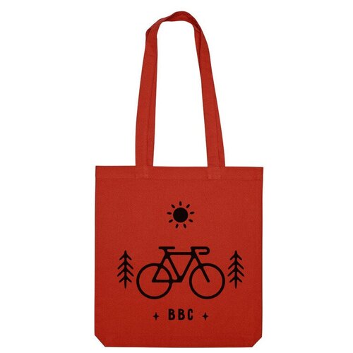 Сумка шоппер Us Basic, красный непочтовая марка австрия грац 1896 велосипедный клуб