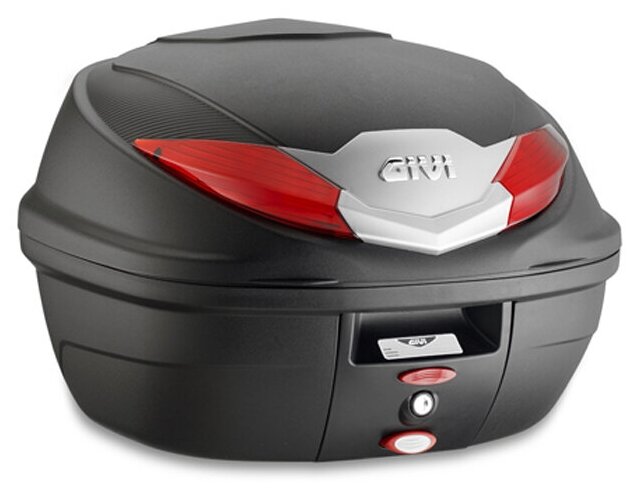 Кофр MONOLOCK 36 л Givi Black-Silver-Red (B360N)