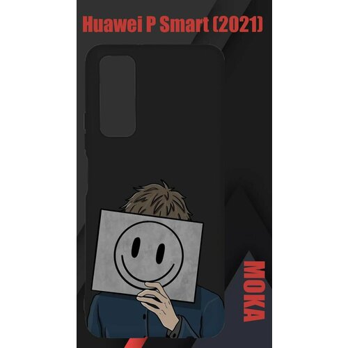 Чехол Huawei P Smart 2021 / Хуавей П смарт 2021 с принтом чехол книжка на huawei p smart 2021 хуавей п смарт 2021 с 3d принтом chick with knife золотистый