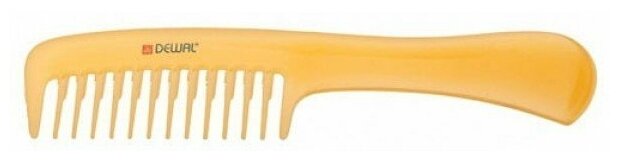 Dewal Гребень моделирующий, с ручкой, антистатик, желтый 24,5 см (Dewal, ) - фото №2