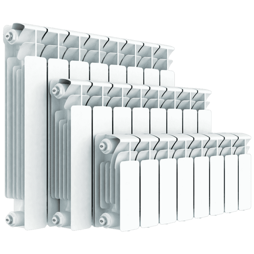 Радиатор секционный RIFAR Радиатор биметаллический Rifar Base 500/100 6 секций нижнее правое подключение