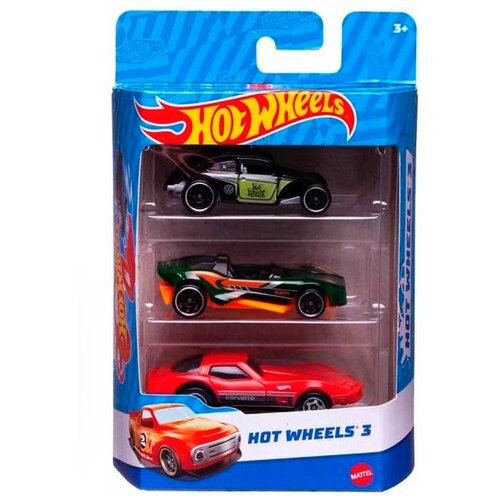 набор подарочный hot wheels 5 машинок микс 789025 Набор машинок Mattel Hot Wheels 3 машинки K5904