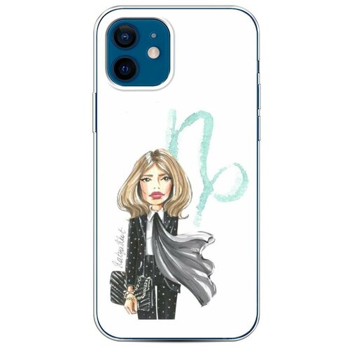 фото Силиконовый чехол "козерог образ" на apple iphone 12/12 pro / айфон 12/12 pro case place