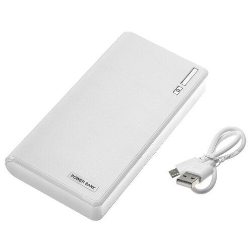 Luazon Home Внешний аккумулятор LuazON PB-01 7200 мАч 2 USB 121 А фонарик чёрный 120000₽