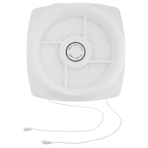 Вентилятор вытяжной ZEIN LOF-04 с жалюзи шнурковый выключатель провод d140 мм 220 В 18Вт 5157 1943₽