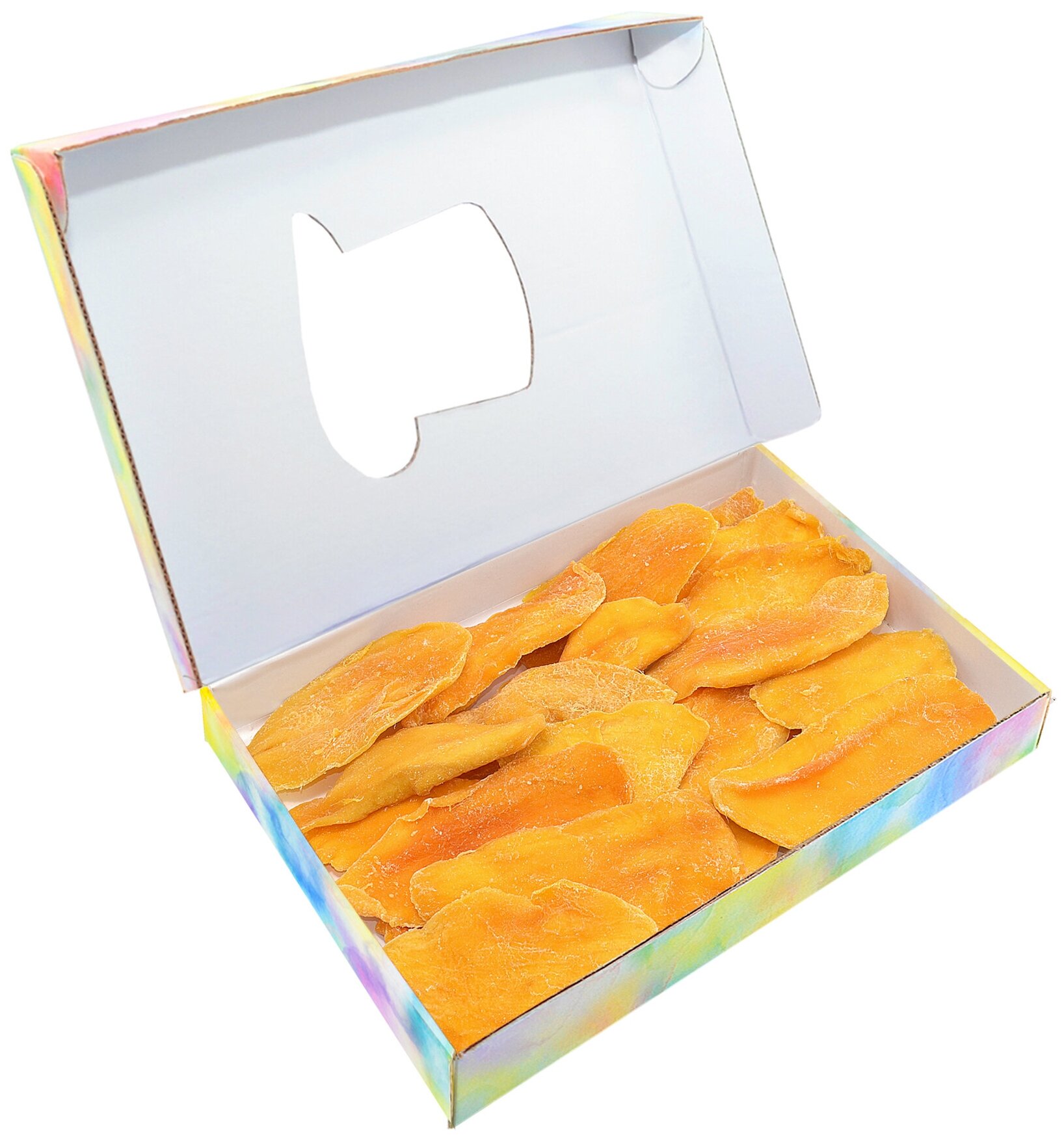 Манго сушеное натуральное сладкое в подарочной коробке, подарочный набор, Тимофеев ко , 500 гр - фотография № 1