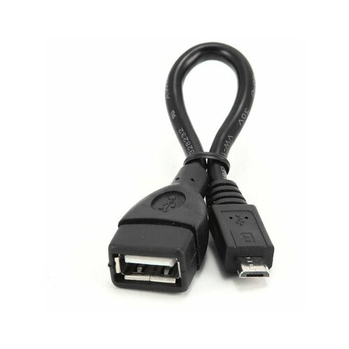 CABLEXPERT Кабель-переходник usb-microusb, 0,15 м, am-bm cablexpert, для портативных устройств и периферии, a-otg-afbm-001, 3 шт. комплект 19 штук переходник usb otg 2 0 micro usb f m 0 15 м cablexpert a otg afbm 001