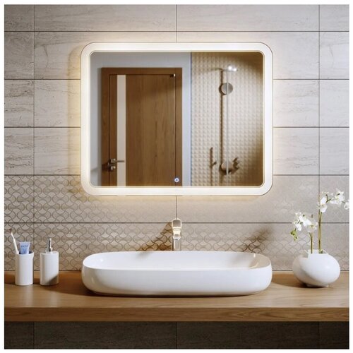 фото Зеркало для ванной vigo bora classic 600, led подсветка