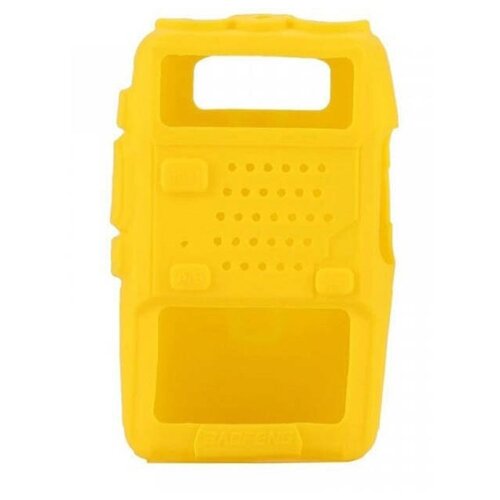 фото Чехол baofeng для uv-5r silicone yellow 14860