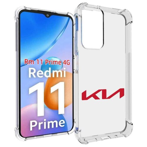 Чехол MyPads Kia-киа-3 для Xiaomi Redmi 11 Prime 4G задняя-панель-накладка-бампер