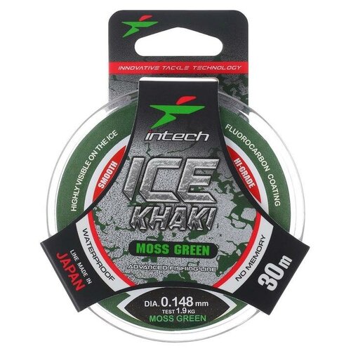 Леска Intech Ice Khaki moss green 0.148 30м