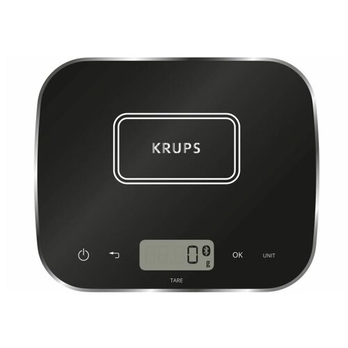 Krups Цифровые весы, 25,8 х 21 х 2,4 см, черные XF554 KRUPS