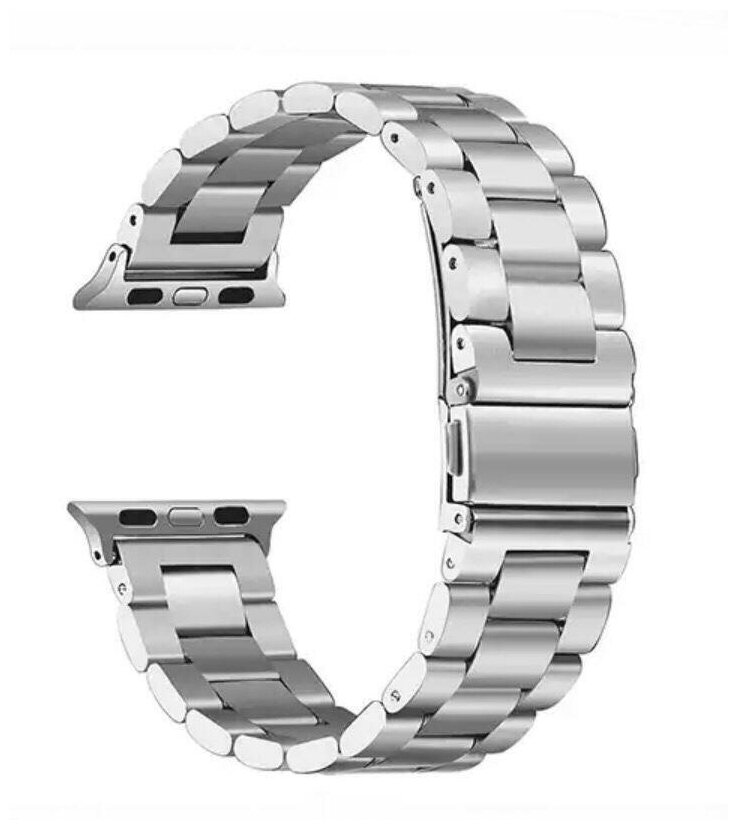 Металлический ремешок для Apple Watch 42/44 mm серебристый