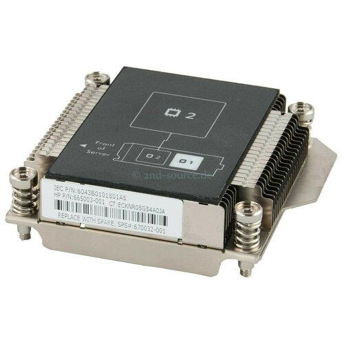 665003-001 HP Радиатор HP HEATSINK 2 FOR BL460C GEN8 () [665003-001]