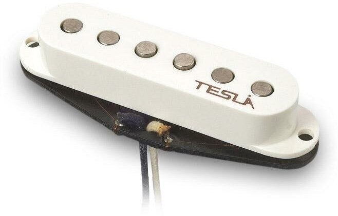 Tesla OPUS-S1/WH/BR Bridge. Звукосниматель, сингл, белый