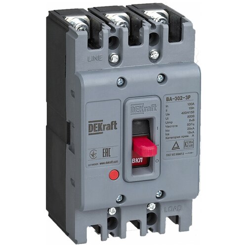 Силовой авт. выкл. 3P 25А 25кА ВА-302 Schneider Electric 22743DEK