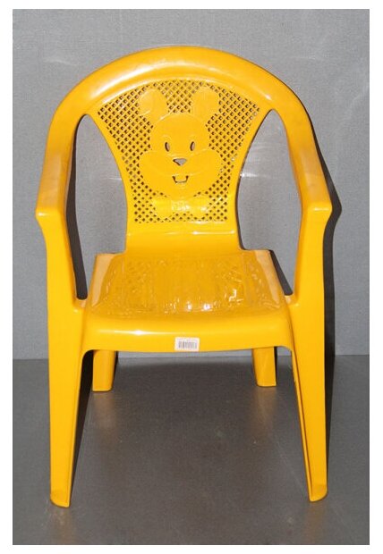Кресло Росспласт Малыш желтое 527611 - фотография № 1